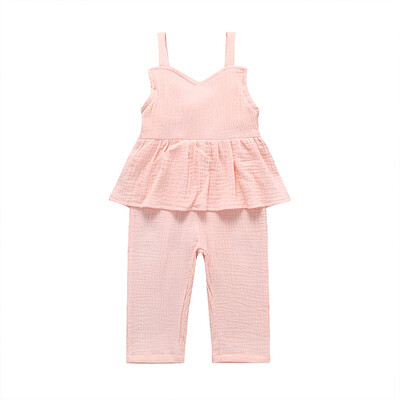 Baby Girls Summer Pants Children Cotton Backless Elastic Suspenders Pants Overalls Trousers casual sleeveless trousers
Baby Girls Summer Pants Children Cotton Backless Elastic Suspenders Pants Overalls Trousers casual sleeveless trousers