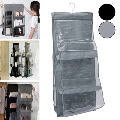 Pocket Hanging Handbag Organizer for Wardrobe Closet Transparent Storage Bag Door Wall Clear Sundry Shoe Bag Storage
Pocket Hanging Handbag Organizer for Wardrobe Closet Transparent Storage Bag Door Wall Clear Sundry Shoe Bag Storage