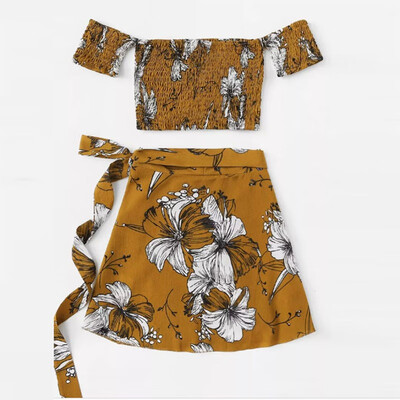 Summer Womens Skirt Fashion Small Fresh Print Mini Skirt Short Top Set Bohemian Vacation Beach Casual Wind Skirt Set
Summer Womens Skirt Fashion Small Fresh Print Mini Skirt Short Top Set Bohemian Vacation Beach Casual Wind Skirt Set
