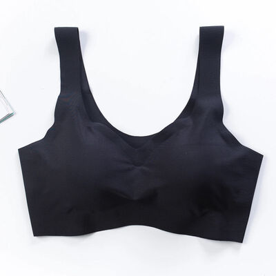 2019 Sexy Bra With Pads Vest Tops Rimless Bras Seamless Push Up Bra Plus Size Underwear Wireless Bra Blackwhitenude
2019 Sexy Bra With Pads Vest Tops Rimless Bras Seamless Push Up Bra Plus Size Underwear Wireless Bra Blackwhitenude