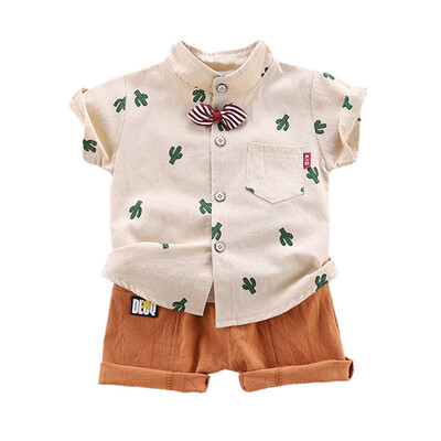 Kid Boys Short Sleeve Sets Summer Cartoon Cactus Print Tops Blouse T-shirtShorts Casual Outfits Sets
Kid Boys Short Sleeve Sets Summer Cartoon Cactus Print Tops Blouse T-shirtShorts Casual Outfits Sets