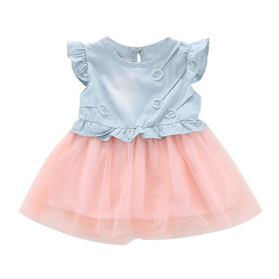 2019 New Summer Casual Baby Girls Denim Patchwork Design Flare Sleeve Dress Kids Toddler Pageant Sundress
2019 New Summer Casual Baby Girls Denim Patchwork Design Flare Sleeve Dress Kids Toddler Pageant Sundress