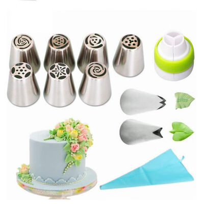 Russian Cake Decoration Nozzle Icing Piping Tools Stainless Steel Cupcake Cake Decorating DIY Baking Kitten Accessories 13 Pcs
Russian Cake Decoration Nozzle Icing Piping Tools Stainless Steel Cupcake Cake Decorating DIY Baking Kitten Accessories 13 Pcs