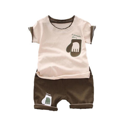 Summer Baby Boy Cute Glove Print Short Sleeve Casual T-shirts And Short Pant Kit Kids Two-piece Outfit Set
Summer Baby Boy Cute Glove Print Short Sleeve Casual T-shirts And Short Pant Kit Kids Two-piece Outfit Set