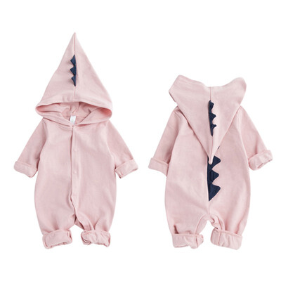 3-24M Baby Clothes Girls Boys Spring Autumn Romper Hooded Long Sleeves Dinosaur Print Button Climb Soft Jumpsuit
3-24M Baby Clothes Girls Boys Spring Autumn Romper Hooded Long Sleeves Dinosaur Print Button Climb Soft Jumpsuit