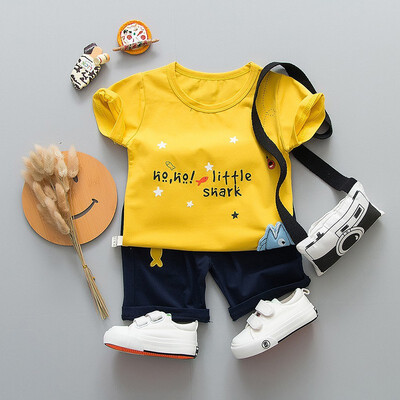 Summer Baby Boys Cotton Short Sleeve Sets Animal Panda Small Fish Print Tops Blouse T-shirtsShorts Casual Breathable Outfits
Summer Baby Boys Cotton Short Sleeve Sets Animal Panda Small Fish Print Tops Blouse T-shirtsShorts Casual Breathable Outfits