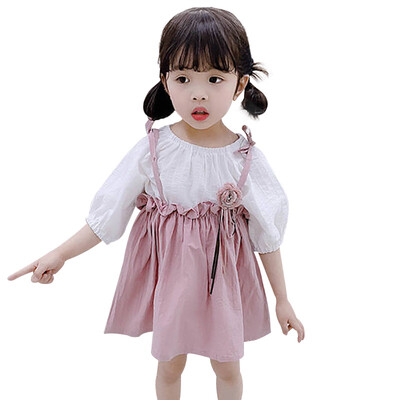 2Pcs Summer New Girls Princess Dress Sweet Cute Top Strap Dress Two-piece Childrens Suit Baby Girls Cute Dress
2Pcs Summer New Girls Princess Dress Sweet Cute Top Strap Dress Two-piece Childrens Suit Baby Girls Cute Dress