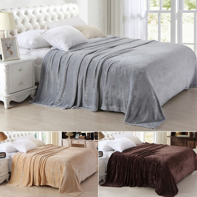 Solid Color Flannel Blanket Bed Throw Blanket on Bed Sofa Travel Blanket Flannel Double-sided Blanket
Solid Color Flannel Blanket Bed Throw Blanket on Bed Sofa Travel Blanket Flannel Double-sided Blanket