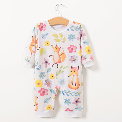Autumn Baby Boy Girl Casual Romper Infant Cartoon Animal Print Long Sleeve Children Bodysuit Jumpsuit Outfits
Autumn Baby Boy Girl Casual Romper Infant Cartoon Animal Print Long Sleeve Children Bodysuit Jumpsuit Outfits