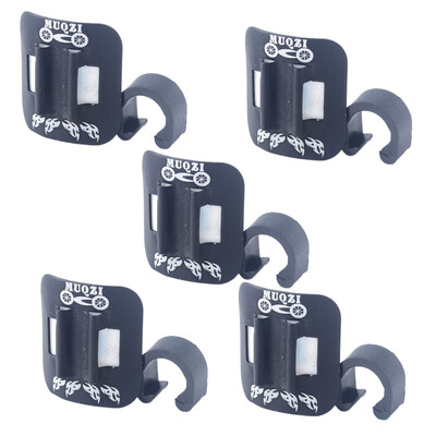 5x Bike Bicycle Aluminum Cable Guide Seat Frame Tubing Fixed Clamps Clip Buckles