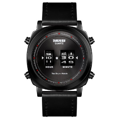 SKMEI 1519 Man Quartz Watch Creative Rolling Time Display Sport Waterproof 3ATM Leather Watchband Male Wristwatch
SKMEI 1519 Man Quartz Watch Creative Rolling Time Display Sport Waterproof 3ATM Leather Watchband Male Wristwatch