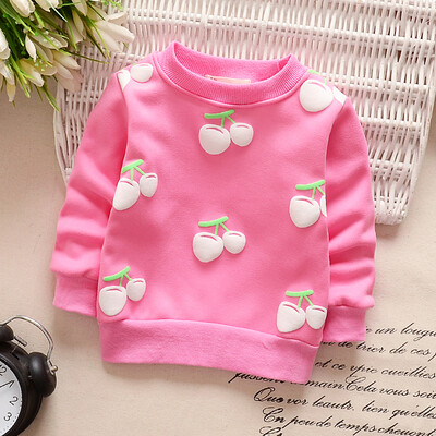 Baby Girls Sweatshirts Autumn Winter Thicken Warm Children Hoodies Toddler Cherry Printed Long Sleeve Kids T-shirt Clothes
Baby Girls Sweatshirts Autumn Winter Thicken Warm Children Hoodies Toddler Cherry Printed Long Sleeve Kids T-shirt Clothes