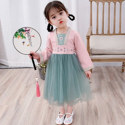 Children Clothes 1-7T Autumn Girls Cute Embroidered Mesh Stitching Princess Long-Sleeved Sweet Dress
Children Clothes 1-7T Autumn Girls Cute Embroidered Mesh Stitching Princess Long-Sleeved Sweet Dress
