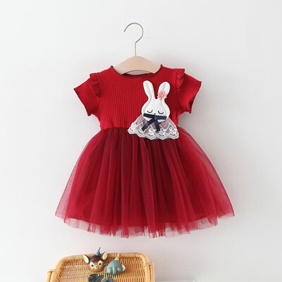 Summer Baby Children Dresses Kids Girl Cartoon Rabbit Short Sleeve Infant Kid Princess Dress
Summer Baby Children Dresses Kids Girl Cartoon Rabbit Short Sleeve Infant Kid Princess Dress