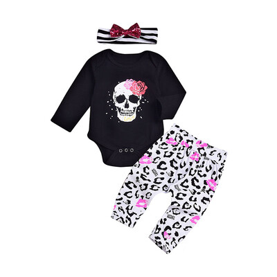 Halloween Outfits Rompers Long Sleeve Baby BodysuitPantsHeadband Newborn Clothes Little Girls Clothing Set
Halloween Outfits Rompers Long Sleeve Baby BodysuitPantsHeadband Newborn Clothes Little Girls Clothing Set