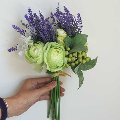 Toponeto Artificial Rose Flower Peony Flower Leaves Bridal Bouquet Wedding Home Decor
Toponeto Artificial Rose Flower Peony Flower Leaves Bridal Bouquet Wedding Home Decor