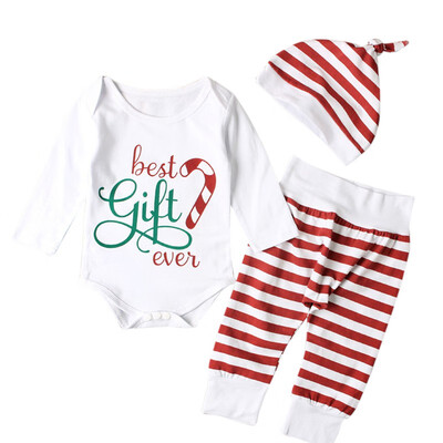 Baby Sets Autumn Baby Boy Girl Cute Christmas Letter Pattern Long Sleeve Tops Romper Trousers Hat Outfits Set
Baby Sets Autumn Baby Boy Girl Cute Christmas Letter Pattern Long Sleeve Tops Romper Trousers Hat Outfits Set