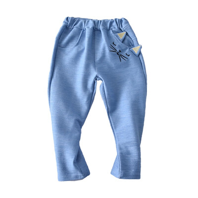 Children Pants Children Casual Trousers 2018 Autumn Winter New Girls Cartoon Cat Embroidered Trousers Baby Clothing 2-7Y
Children Pants Children Casual Trousers 2018 Autumn Winter New Girls Cartoon Cat Embroidered Trousers Baby Clothing 2-7Y