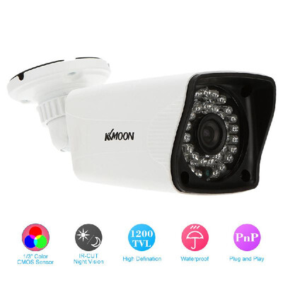KKmoon® 1200TVL 13 CMOS IR-CUT Waterproof Security CCTV Camera Home Surveillance PAL System
KKmoon® 1200TVL 13 CMOS IR-CUT Waterproof Security CCTV Camera Home Surveillance PAL System