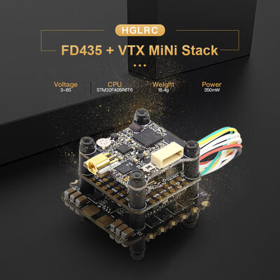 Siaonvr HGLRC FD435-VTX STACK 20X20 3-6S F4 Mini Flight Controller 35A BL32 4in1 ESC
Siaonvr HGLRC FD435-VTX STACK 20X20 3-6S F4 Mini Flight Controller 35A BL32 4in1 ESC