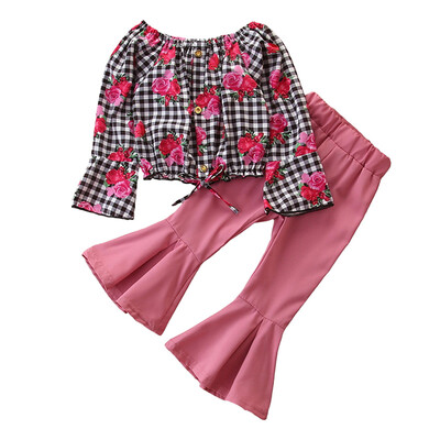 1-6Y Toddler Kids Baby Girls Clothes Sets Off-shoulder Floral Girls Tops T-shirt Long Pants Children Outfits Set
1-6Y Toddler Kids Baby Girls Clothes Sets Off-shoulder Floral Girls Tops T-shirt Long Pants Children Outfits Set
