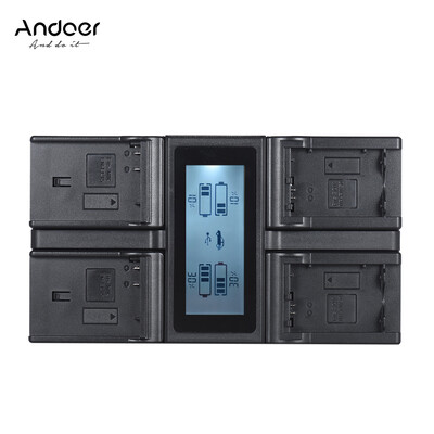 Andoer NP-FZ100 4-Channel LCD Digital Camera Battery Charger for Sony A7III A9 A7RIII A7SIII
Andoer NP-FZ100 4-Channel LCD Digital Camera Battery Charger for Sony A7III A9 A7RIII A7SIII