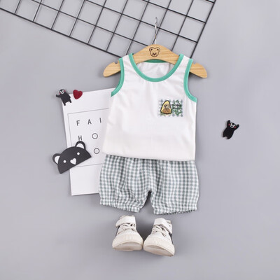 2PcsSet Summer Children Baby Boys Girls Casual Sleeveless Cartoon Animal Print Vest TopsPlaid Shorts Suits Costume Set
2PcsSet Summer Children Baby Boys Girls Casual Sleeveless Cartoon Animal Print Vest TopsPlaid Shorts Suits Costume Set