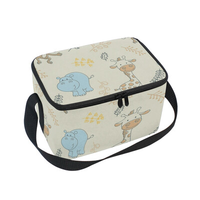 ALAZA Lunch Box Insulated Giraffe And Rhinoceros Lunch Bag Large Cooler Tote Bagfor Men Women
ALAZA Lunch Box Insulated Giraffe And Rhinoceros Lunch Bag Large Cooler Tote Bagfor Men Women