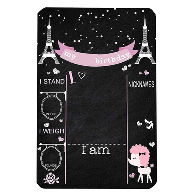 Toponeto Cute little Bear Chalkboard Style Baby Birthday Record Decoration Sign 8x 12
Toponeto Cute little Bear Chalkboard Style Baby Birthday Record Decoration Sign 8x 12