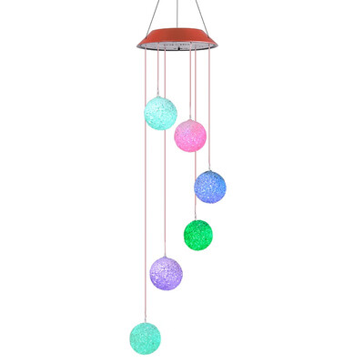 Outdoor Waterproof Solar Powered LED Color Changing Light Mobile Wind Chimes for Home Party Festival Garden Decor
Outdoor Waterproof Solar Powered LED Color Changing Light Mobile Wind Chimes for Home Party Festival Garden Decor