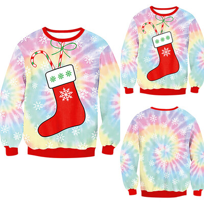 Tailored Womens Christmas Sock Christmas Crutches Print Long Sleeves Tops Blouse Sweater
Tailored Womens Christmas Sock Christmas Crutches Print Long Sleeves Tops Blouse Sweater