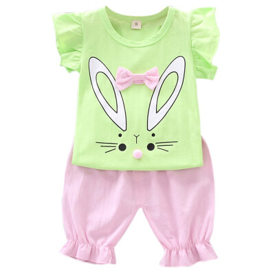Baby Girl Clothes 2019 Hot Summer New Girls Clothing Sets Rabbit Pattern T-shirt TopsShorts Suits Casual Outfits Sets
Baby Girl Clothes 2019 Hot Summer New Girls Clothing Sets Rabbit Pattern T-shirt TopsShorts Suits Casual Outfits Sets