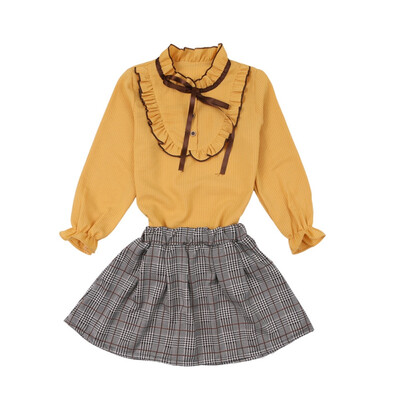 Summer Baby Girl Short Sleeve Cotton Plaid Print T-shirt Blouse Pleated Skirts Casual Outfits Set
Summer Baby Girl Short Sleeve Cotton Plaid Print T-shirt Blouse Pleated Skirts Casual Outfits Set