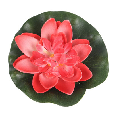 5PCS Artificial Lotus Water Lily Floating Flowers with Leaves for Home Garden Pond Aquarium Wedding Holiday Party Garden Decor
5PCS Artificial Lotus Water Lily Floating Flowers with Leaves for Home Garden Pond Aquarium Wedding Holiday Party Garden Decor