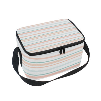ALAZA Insulated Lunch Box Colorful Strips Lunch Bag for Men Women Portable Tote Bag Cooler Bag
ALAZA Insulated Lunch Box Colorful Strips Lunch Bag for Men Women Portable Tote Bag Cooler Bag