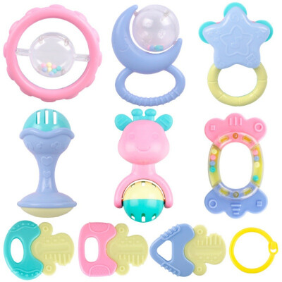 10Pcs Cute Baby Rattles Teethers Set Grab Spin Shaking Bell Rattle Gift Toy for Infant Newborn Toddler
10Pcs Cute Baby Rattles Teethers Set Grab Spin Shaking Bell Rattle Gift Toy for Infant Newborn Toddler