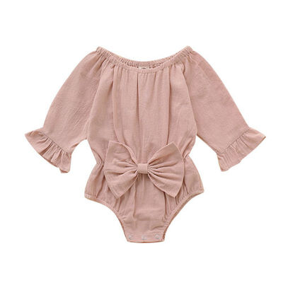 Infant Newborn Baby Girls Jumpsuit Long Sleeve Rompers With Bowknot Kids Bodysuit Jumpsuit Clothes
Infant Newborn Baby Girls Jumpsuit Long Sleeve Rompers With Bowknot Kids Bodysuit Jumpsuit Clothes
