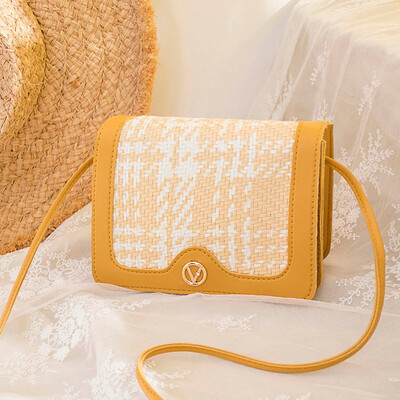 Tailored Women Straw Patchwork Color Small Backpack Shoulder Bag Small Bag Messenger Bag
Tailored Women Straw Patchwork Color Small Backpack Shoulder Bag Small Bag Messenger Bag