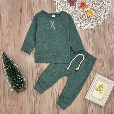 Children Set 0-24M New Autumn Cute Solid Color Long Sleeve Sweater Round Collar Casual Tops Pants
Children Set 0-24M New Autumn Cute Solid Color Long Sleeve Sweater Round Collar Casual Tops Pants