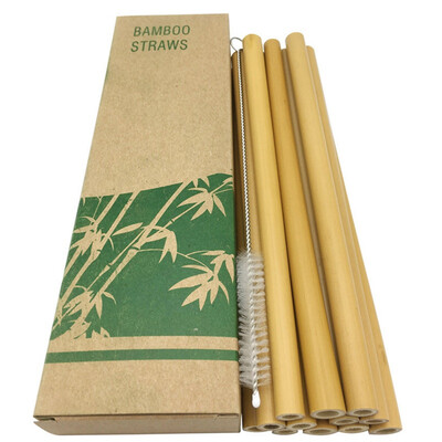 12PCS Natural Bamboo Straws Environmentally Friendly Household Straws Drinking Utensils
12PCS Natural Bamboo Straws Environmentally Friendly Household Straws Drinking Utensils
