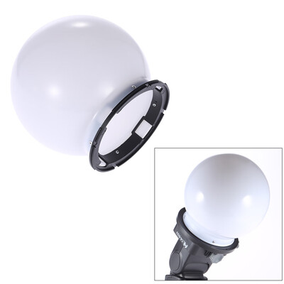 SGA-DB150 Universal Speedlite Flash Bounce Photography Diffuser Soft Ball Dome Softbox for Nikon Canon Yongnuo Godox Sigma Andoer
SGA-DB150 Universal Speedlite Flash Bounce Photography Diffuser Soft Ball Dome Softbox for Nikon Canon Yongnuo Godox Sigma Andoer