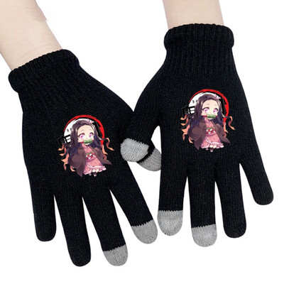 Winter Knit Gloves Warm Thermal Soft Elastic Anti-Slip Glove
