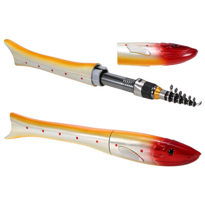 16m Mini Pocket Fishing Rod Fish Shaped Telescopic Carbon Ice Fishing Rod Fishing Pole
16m Mini Pocket Fishing Rod Fish Shaped Telescopic Carbon Ice Fishing Rod Fishing Pole