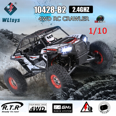 WLtoys 10428-B2 110 RC Car 24G 4WD 50Kmh Rock Crawler Off-Road Buggy Desert Baja RC Car RTR
WLtoys 10428-B2 110 RC Car 24G 4WD 50Kmh Rock Crawler Off-Road Buggy Desert Baja RC Car RTR