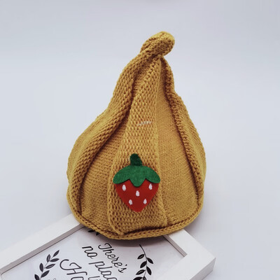 Newborn Cute Autumn Winter Kids Hats Girls Kids Baby Boys Strawberry Pattern Hats Knitted Wool Hemming Caps
Newborn Cute Autumn Winter Kids Hats Girls Kids Baby Boys Strawberry Pattern Hats Knitted Wool Hemming Caps