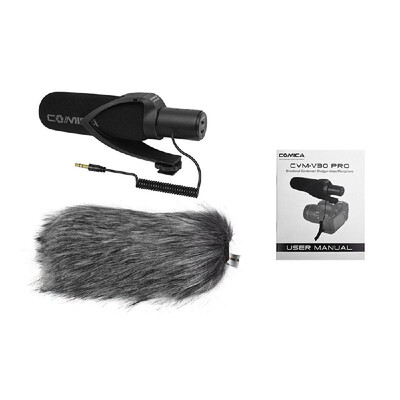 CoMica CVM-V30 PRO Super-Cardioid Directional Condenser Video Microphone Interview Mic with Wind Muff 35mm Interface Professional
CoMica CVM-V30 PRO Super-Cardioid Directional Condenser Video Microphone Interview Mic with Wind Muff 35mm Interface Professional