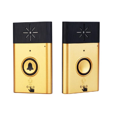 Wireless Voice Intercom Doorbell 2-way Talk Monitor with 1Outdoor Unit Button 2 Indoor Unit Receiver Smart Home Security Door Be
Wireless Voice Intercom Doorbell 2-way Talk Monitor with 1Outdoor Unit Button 2 Indoor Unit Receiver Smart Home Security Door Be