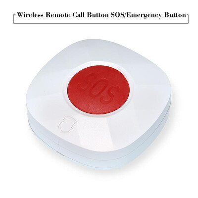Wireless Remote Call Button SOSEmergency Button 433MHz Caregiver Pager for BedChairFloor Mat Fall Alarm Patient Elderly Disable
Wireless Remote Call Button SOSEmergency Button 433MHz Caregiver Pager for BedChairFloor Mat Fall Alarm Patient Elderly Disable