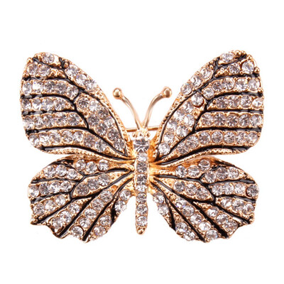Multi-color Micro Pave Crystal Rhinestones Butterfly Brooch Pins For Women 11 Assorted Colors Elegant Brooch
Multi-color Micro Pave Crystal Rhinestones Butterfly Brooch Pins For Women 11 Assorted Colors Elegant Brooch