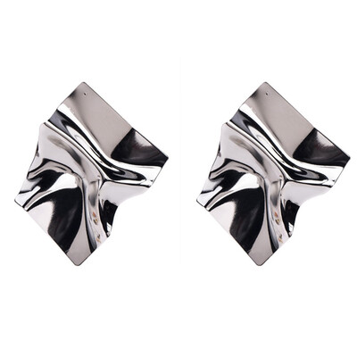 1Pair New Simple Irregular Earrings Block Geometric Big Earrings Concave Convex Metal Texture Sequins Fashion Earrings
1Pair New Simple Irregular Earrings Block Geometric Big Earrings Concave Convex Metal Texture Sequins Fashion Earrings